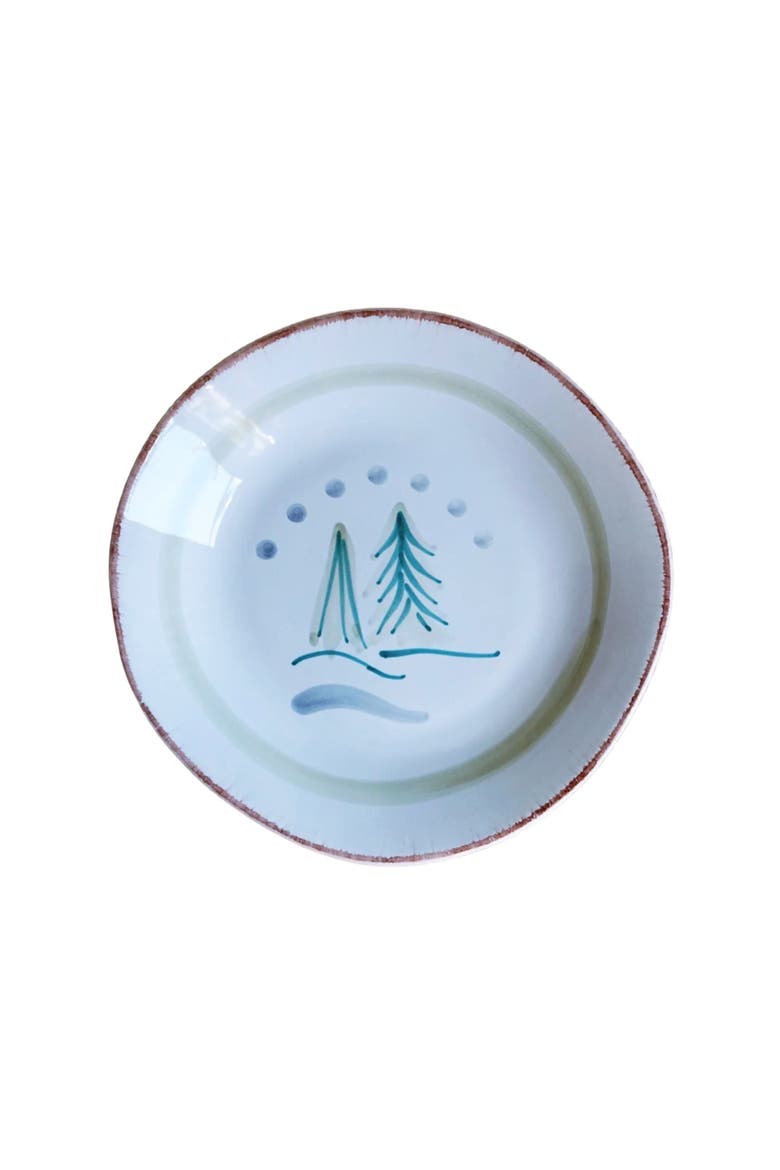 Cortina (Winter Trees) - Salad (Dessert) Plate, Main, color, White