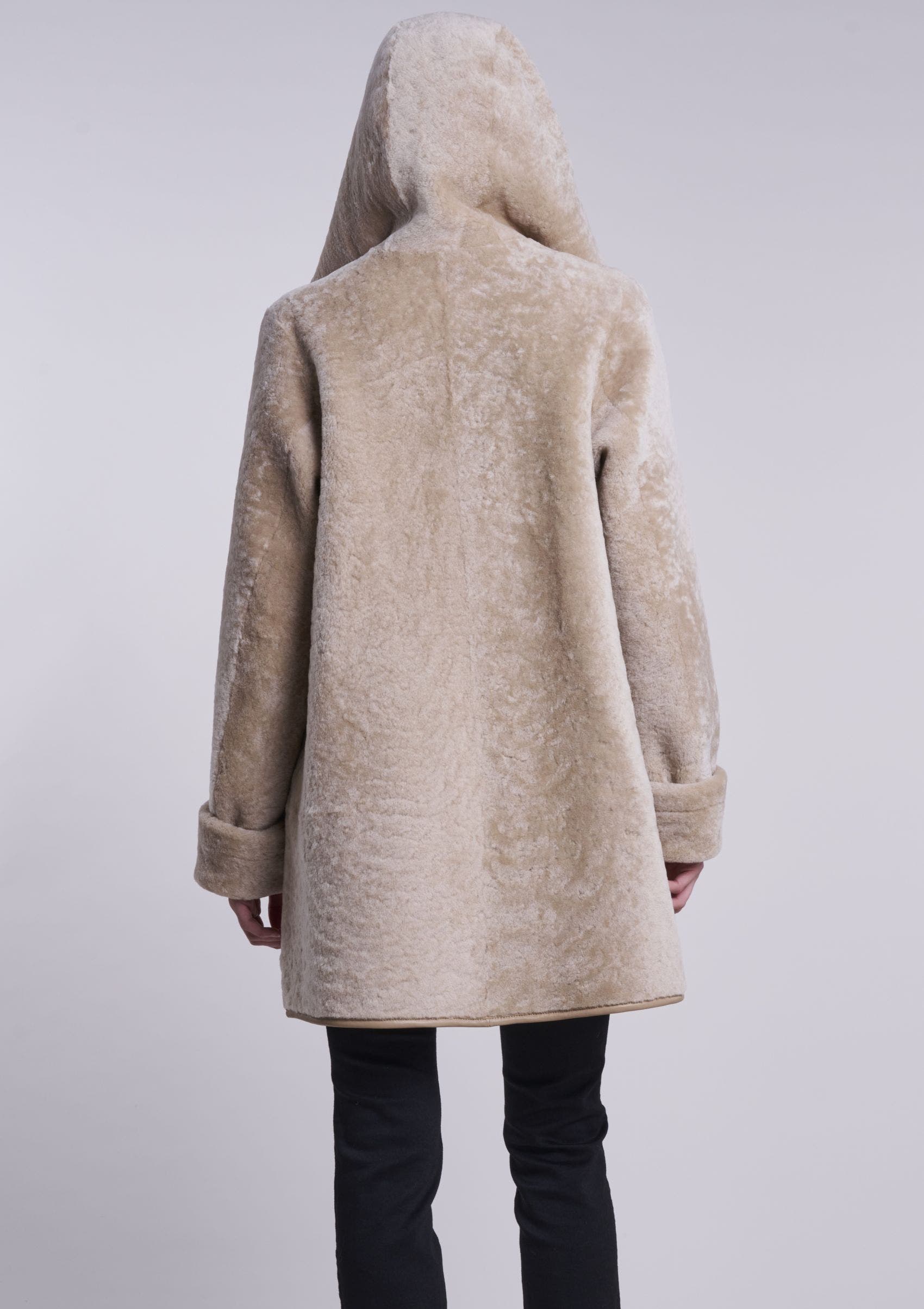 Genuine Shearling Coat - image 4