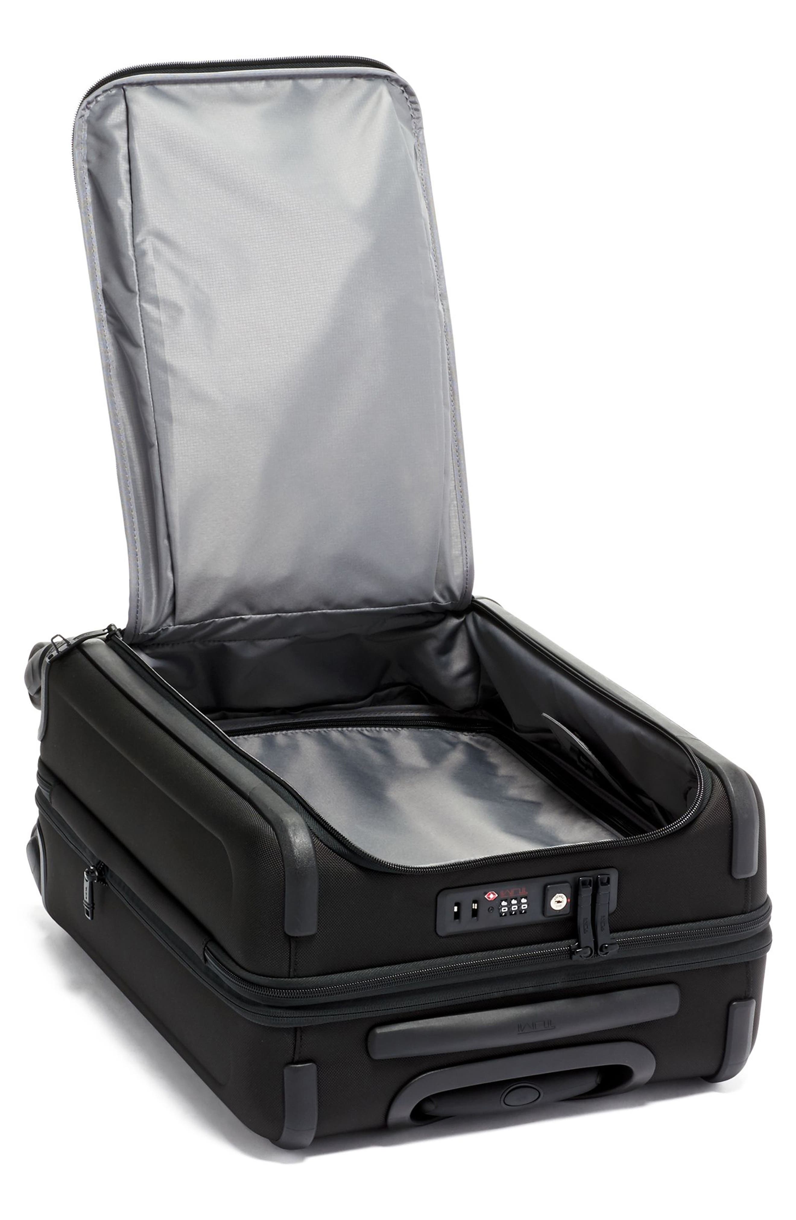 TUMI Alpha 3 Collection 22-Inch Wheeled Dual Access Continental Carry-On, Alternate, color, Black