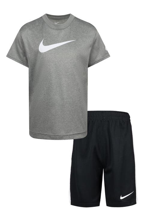 Kids' Swoosh T-Shirt & Shorts Set (Little Kid)