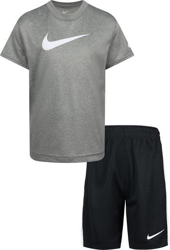 Kids' Swoosh T-Shirt & Shorts Set