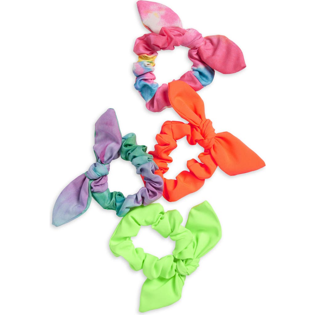 Cara Kids' Assorted 4-pack Knotted Ponytail Holders