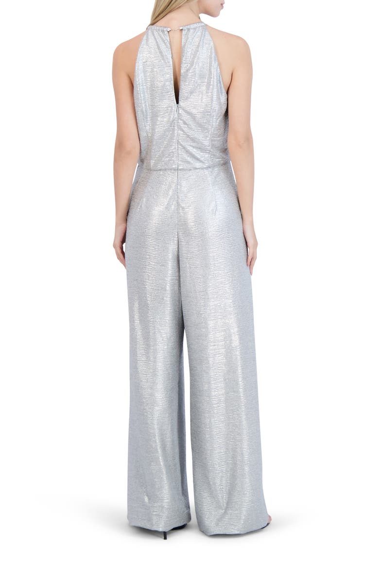 Donna Ricco Halter Neck Jumpsuit, Alternate, color, 