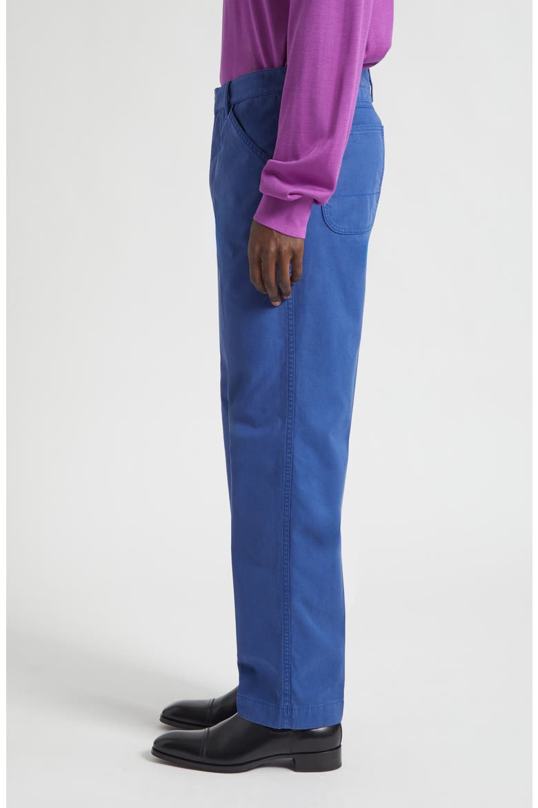 Sanded Light Twill Workwear Pants, Alternate, color, PRUSSIAN BLUE