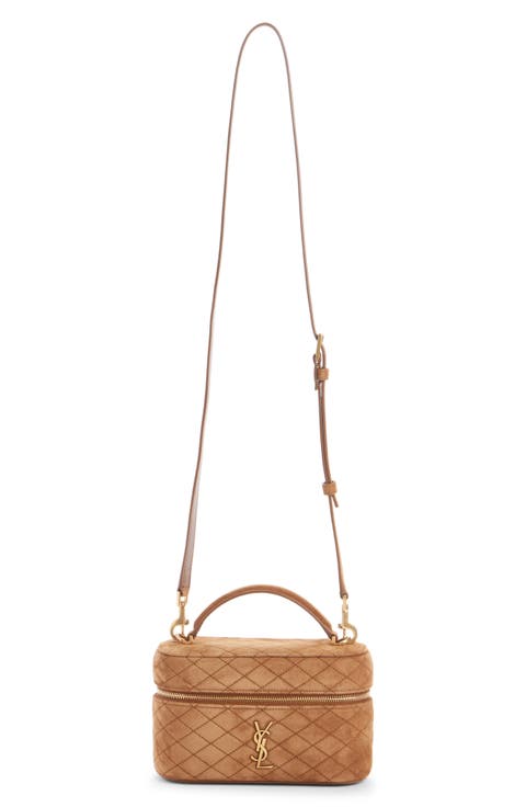 Gaby Suede Vanity Bag