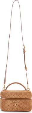 Saint Laurent Gaby Suede Vanity Bag