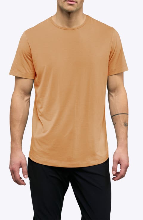 AO Curve Hem Cotton Blend T-Shirt