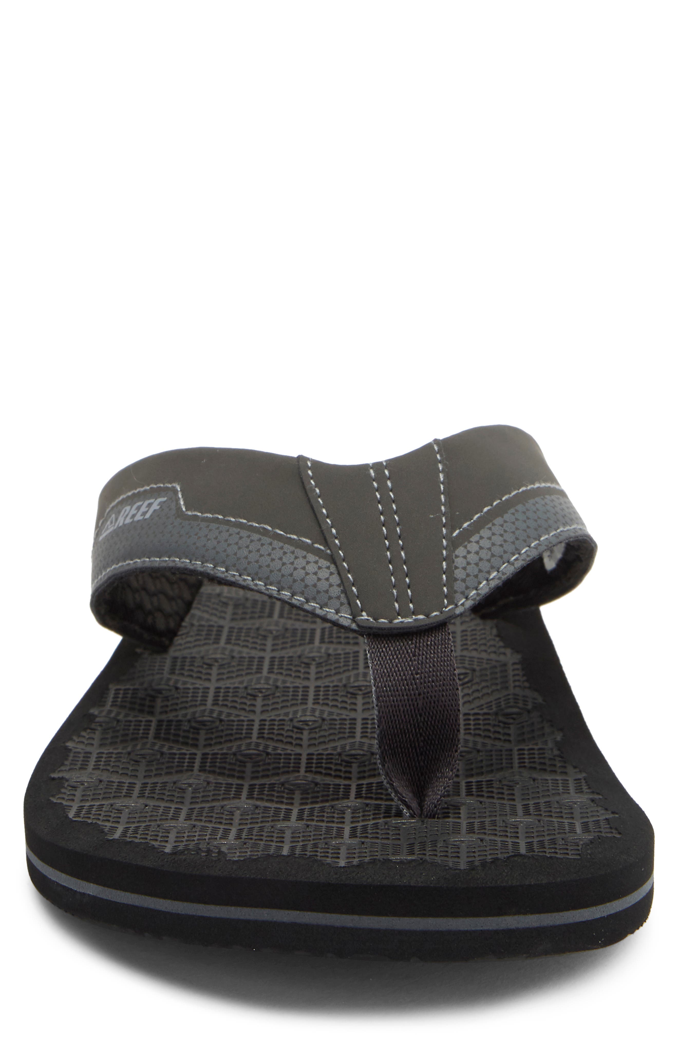Reef The Ripper Flip Flop, Alternate, color, Dark Grey