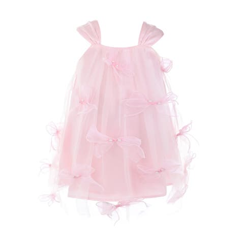 Manisa Bow-Embellished Tulle Dress