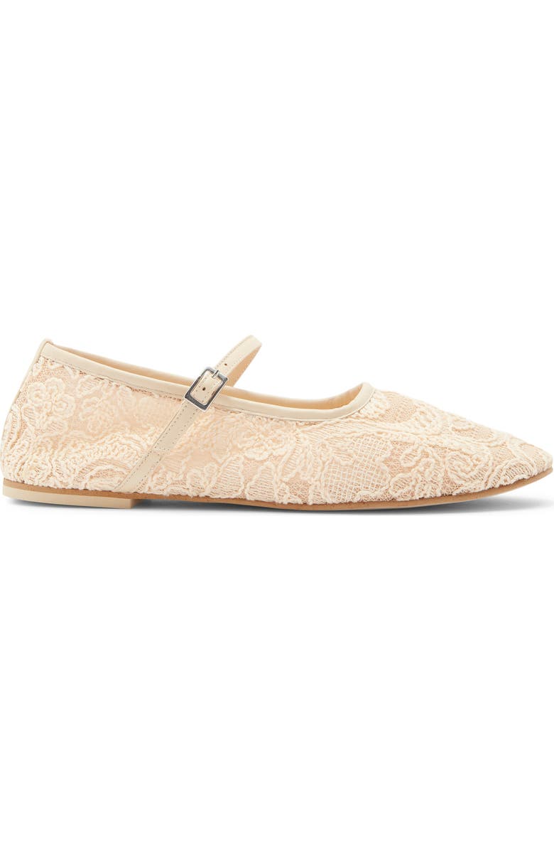 Freda Salvador Laurel Mary Jane, Alternate, color, Vanilla Jacquard Mesh