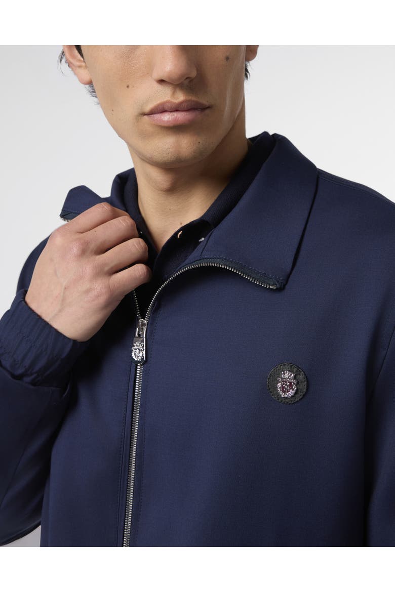 Wool Tracksuit Jacket Men, Alternate, color, navy