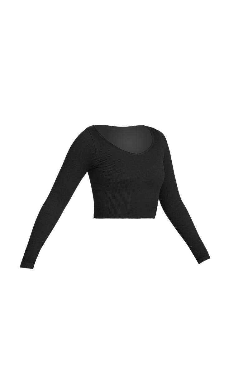 Vitality Synergy V Long Sleeve, Alternate, color, Midnight
