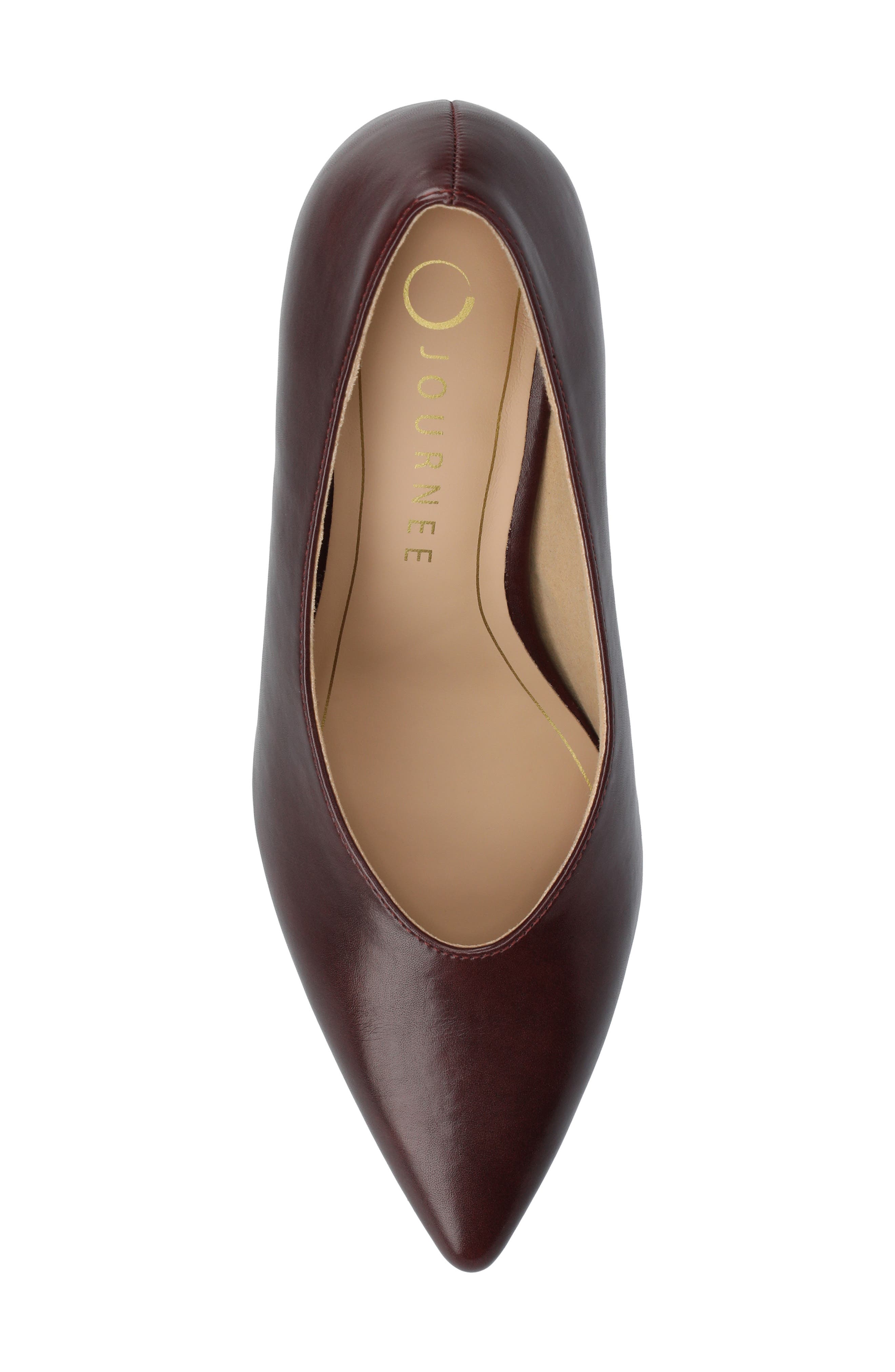 Danika Pointed Toe Pump, Alternate, color, OXBLOOD