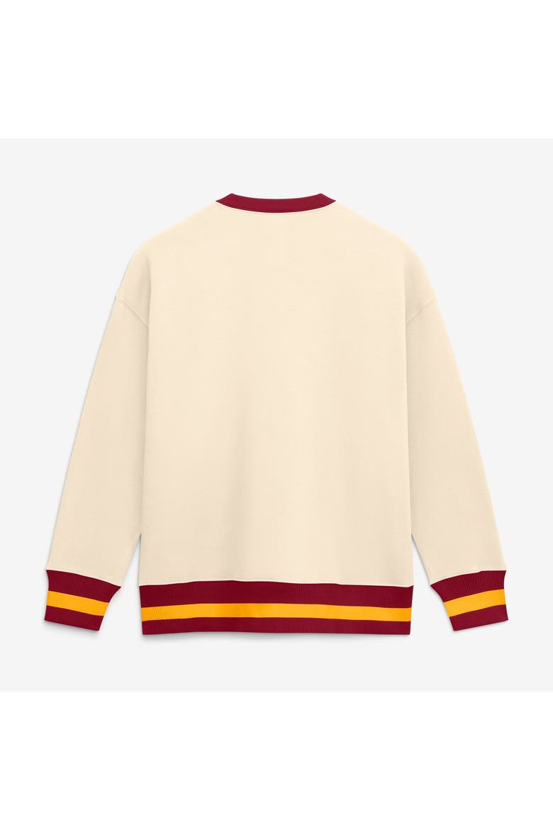 Women's Nike  Natural USC Trojans Oversized Legacy Arch Phoenix Sweatshirt, Alternate, color, Natural