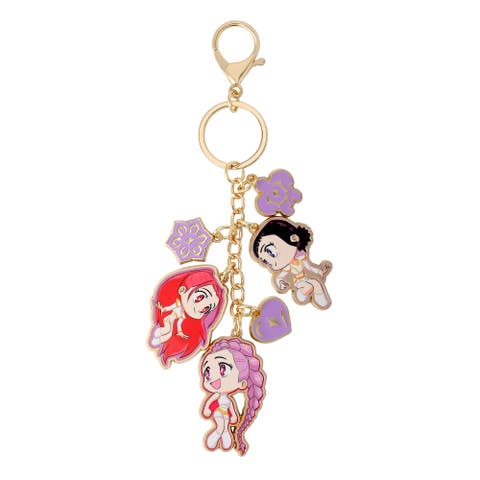 Bag Charm Keychain With Chibi Mira, Zoey, and Rumi Charm