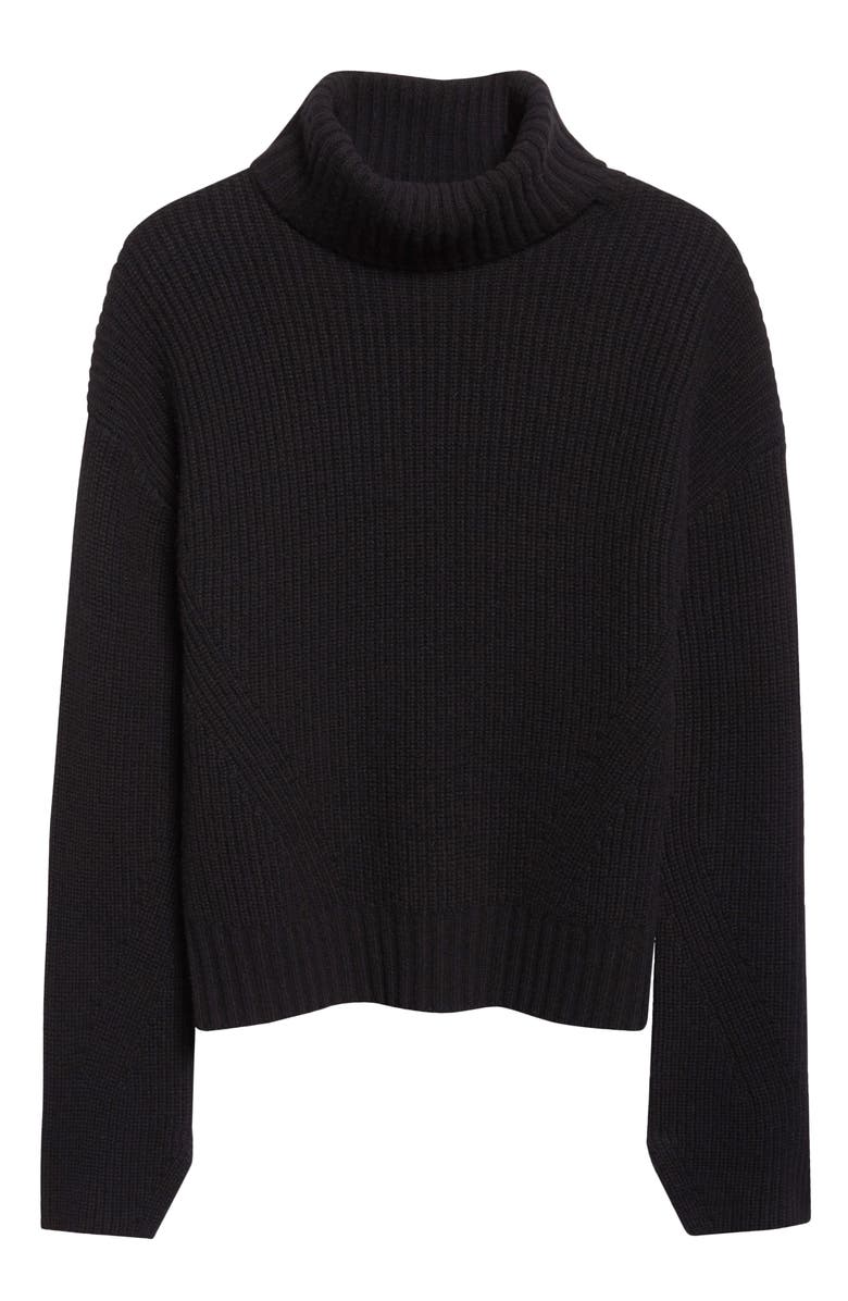 Veronica Beard Matilda Virgin Wool & Cashmere Turtleneck Sweater, Alternate, color, 