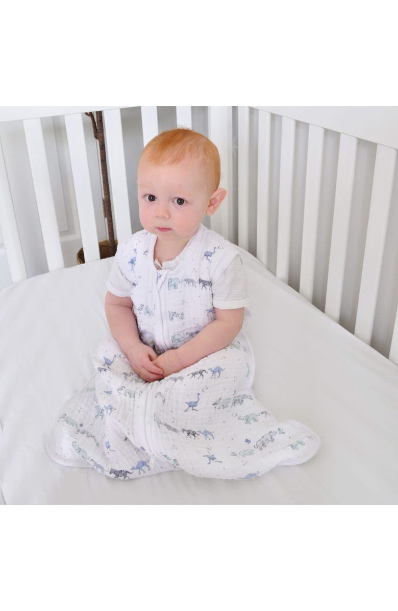 aden + anais Boutique Baby Sleeping Bag, 100% Cotton Muslin, Wearable Swaddle Blanket for Girls & Boys, Newborn Sleep Sack, Breathable & Lightweight - TOG Rating 1.0, Alternate, color, Rising Star