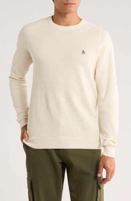 Original Penguin Bubble Stitch Crewneck Sweater