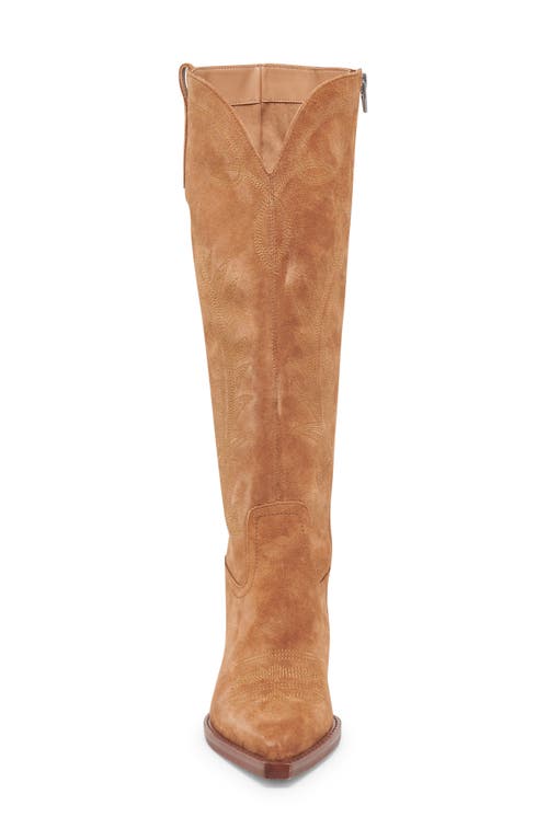 Dolce Vita Women's Ryatt Boots In Pecan Suede