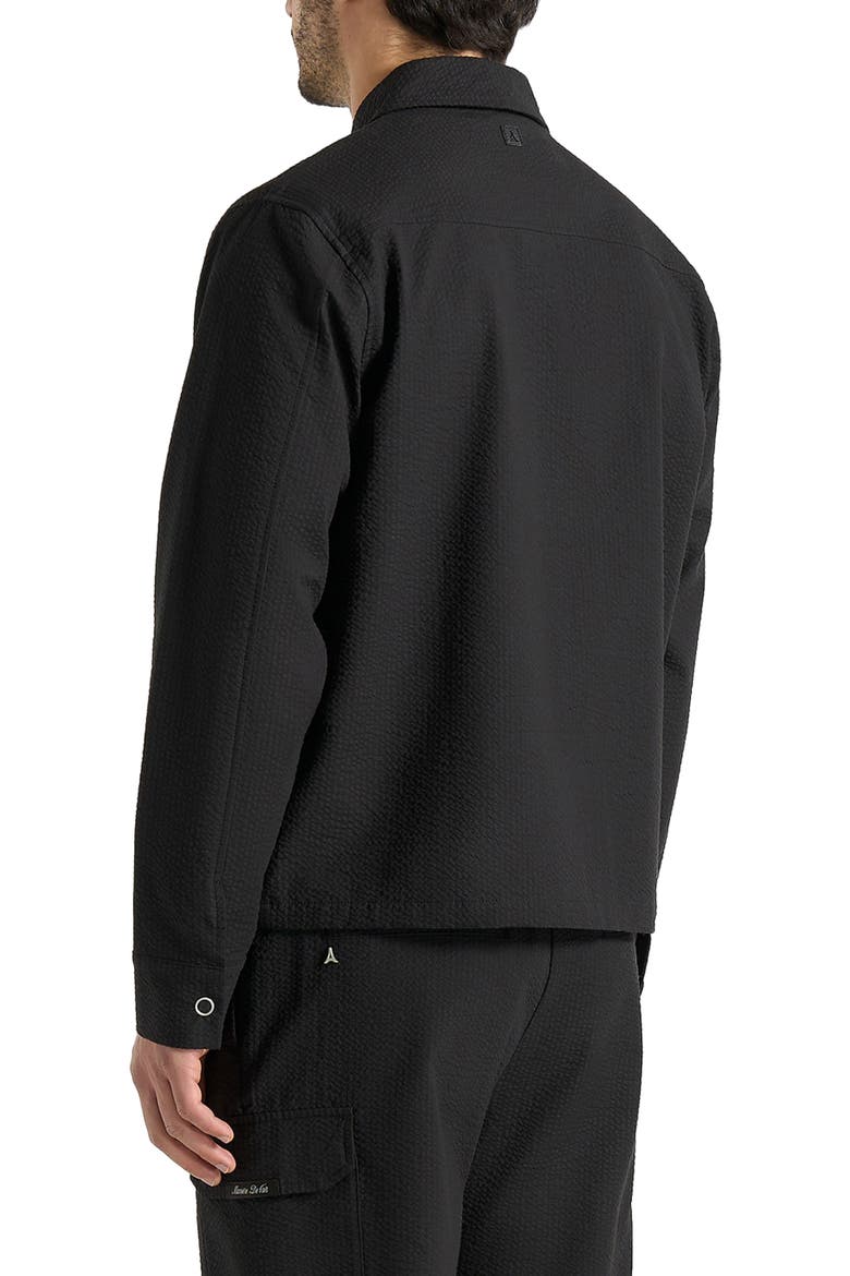 Milo Textured Cargo Jacket, Alternate, color, Black