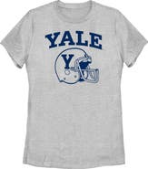 Yale University Women's Yale University Football School Logo Graphic T-Shirt