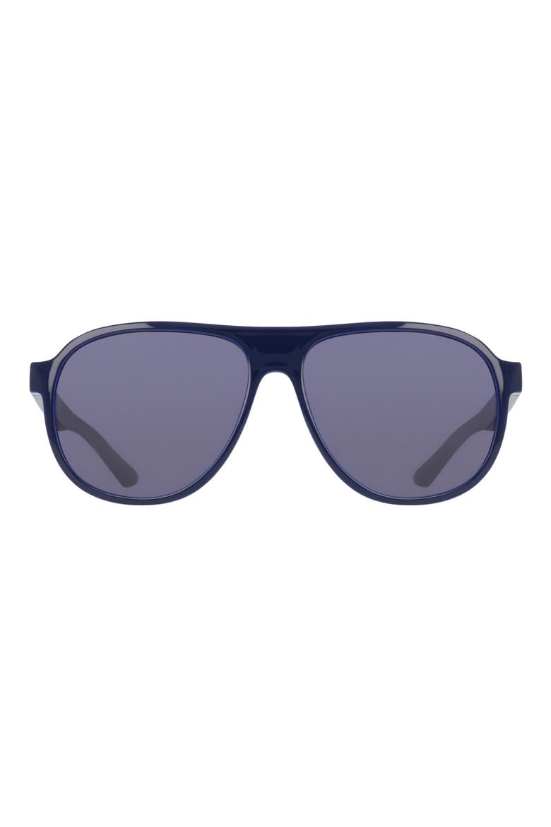 Vintage Icon 59mm Aviator Sunglasses, Main, color, BLUE VOID / BLUE