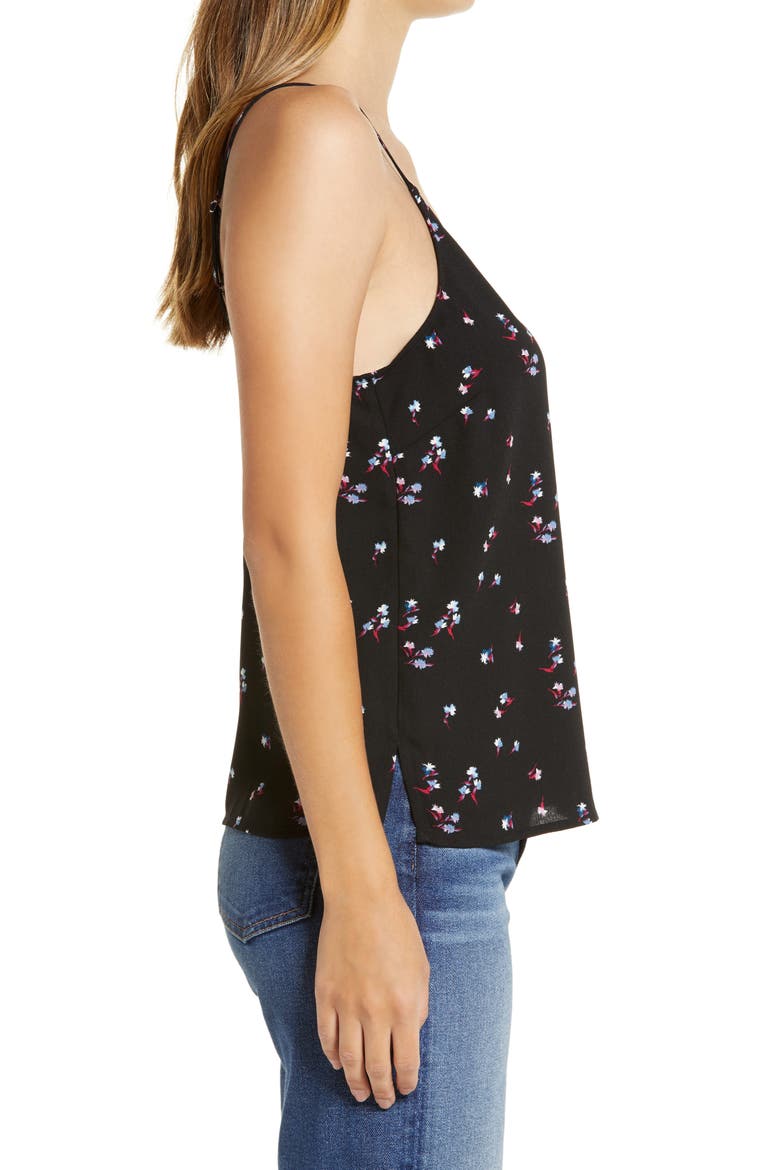 V-Neck Camisole, Alternate, color, BLACK JULIETTA FLORAL