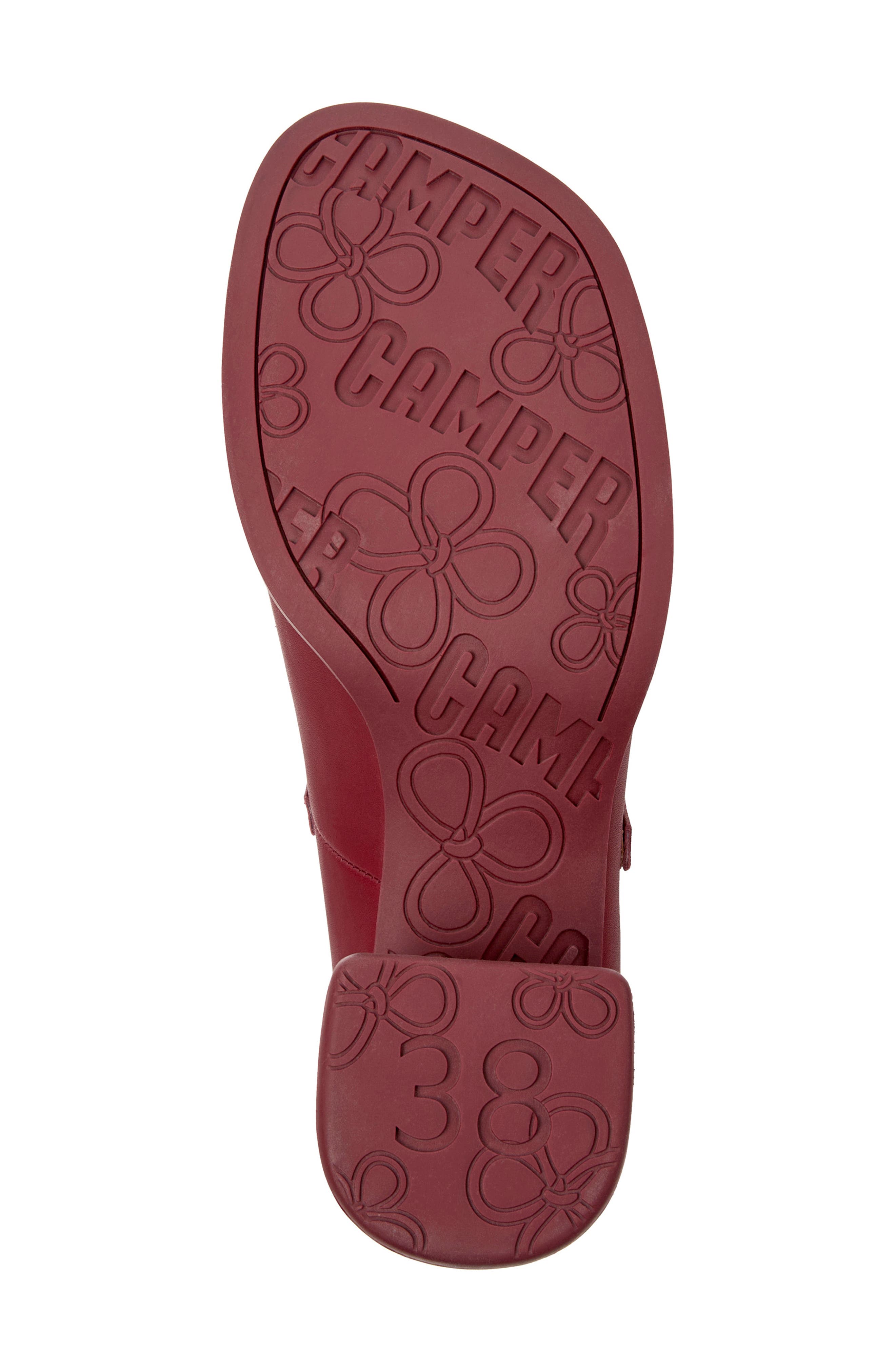 Kora Leather Mary Jane, Alternate, color, BURGUNDY