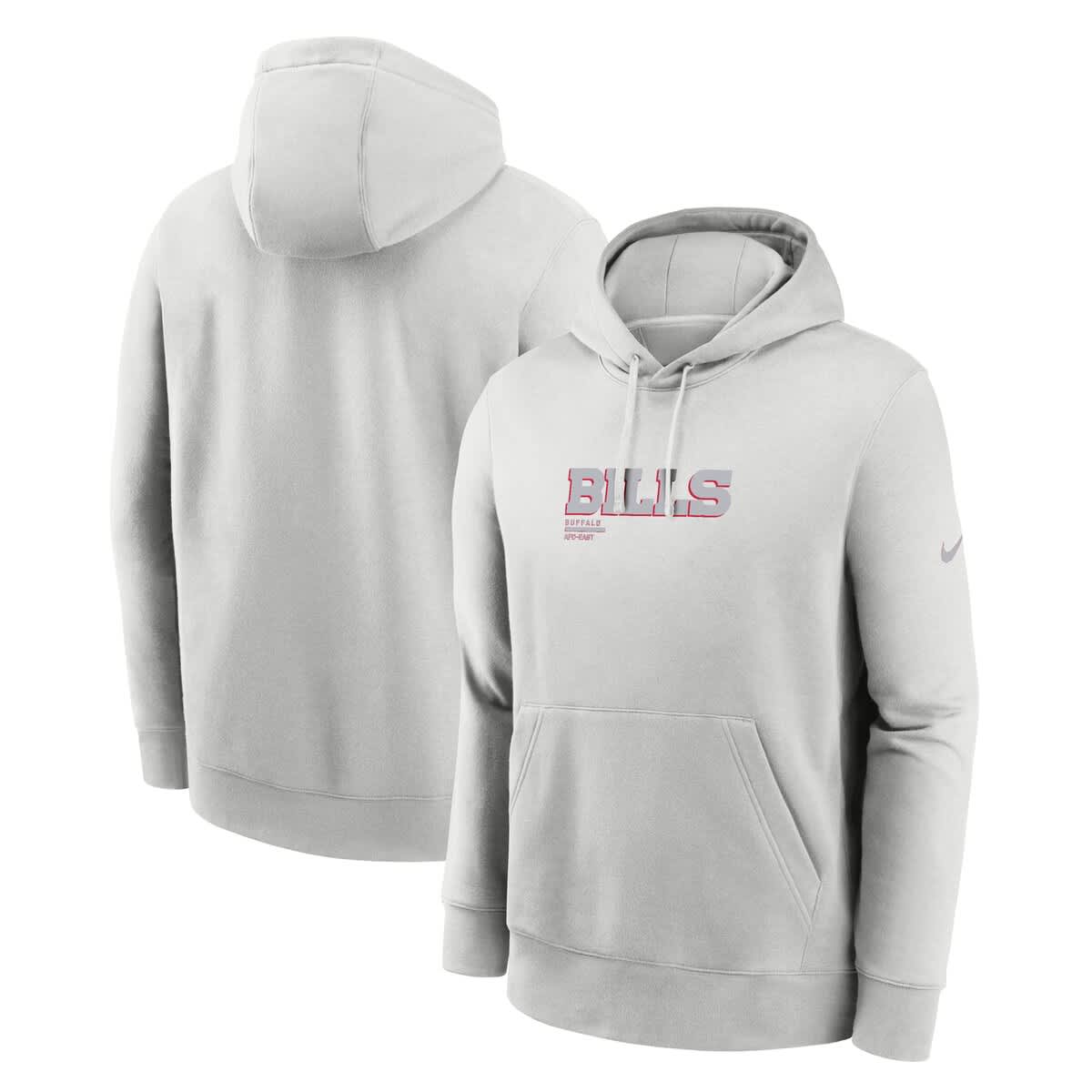 buffalo bills grey nike hoodie