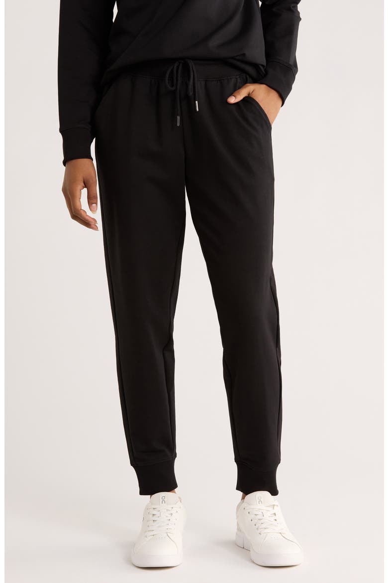 Everyday French Terry Joggers, Main, color, BLACK