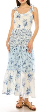 A COLLECTIVE STORY Mixed Floral Print Sundress