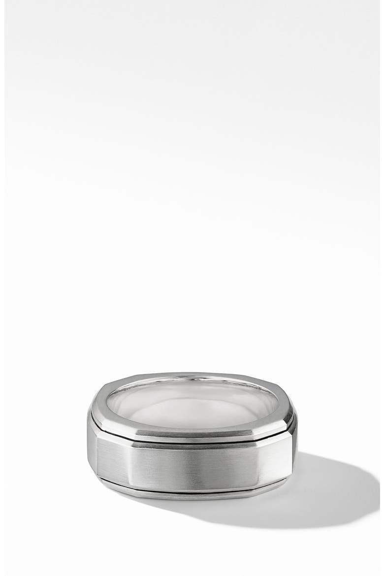 Deco Band Ring, Main, color, SILVER