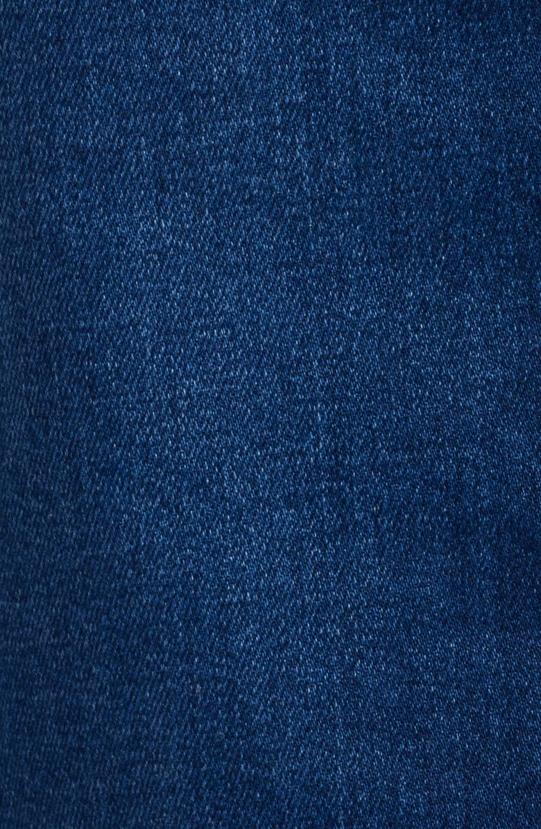 HIDDEN JEANS Raw Hem Denim Skirt, Alternate, color, Dark Wash