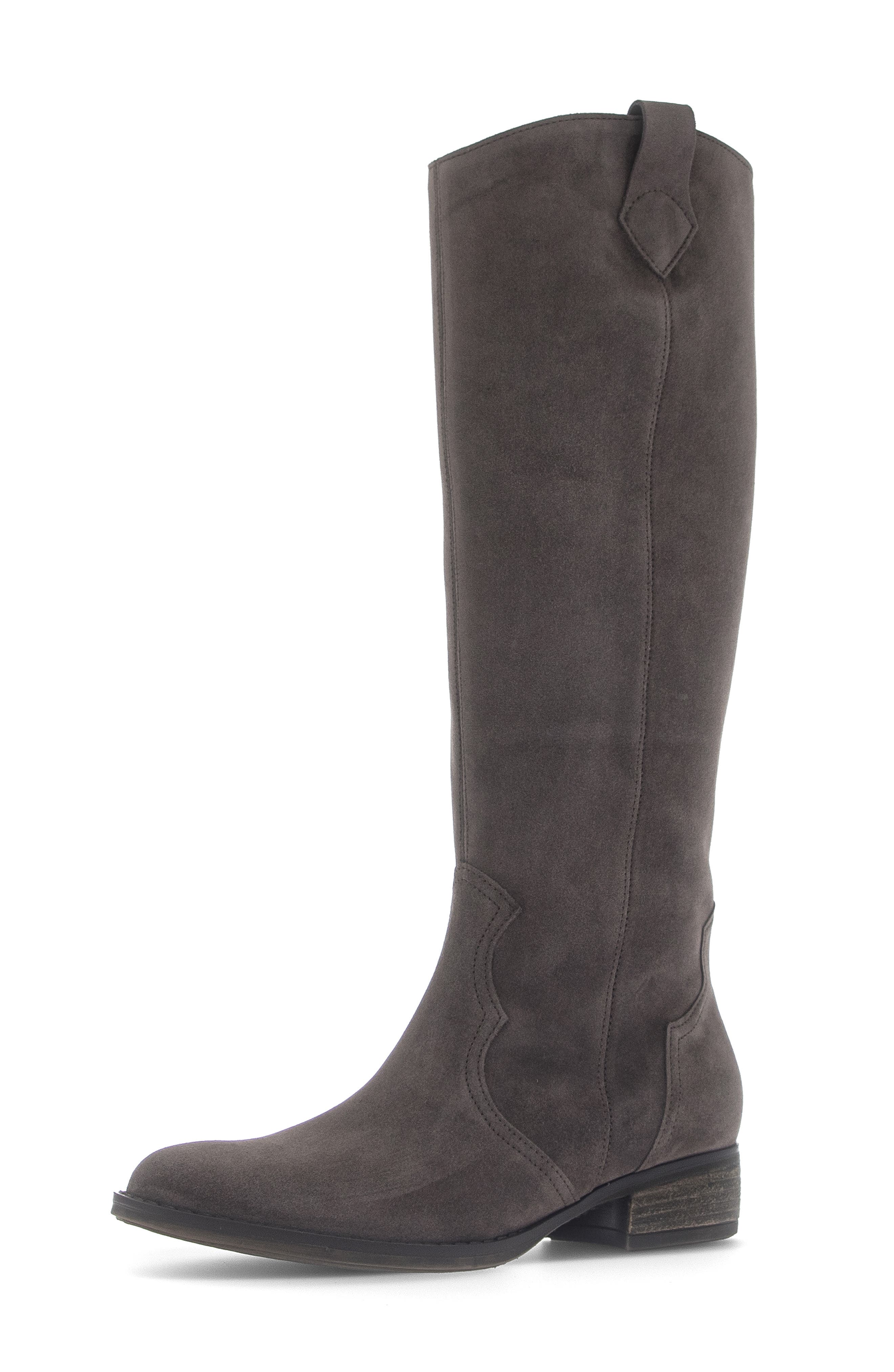 Virginia Leather Knee High Boot, Main, color, TAUPE