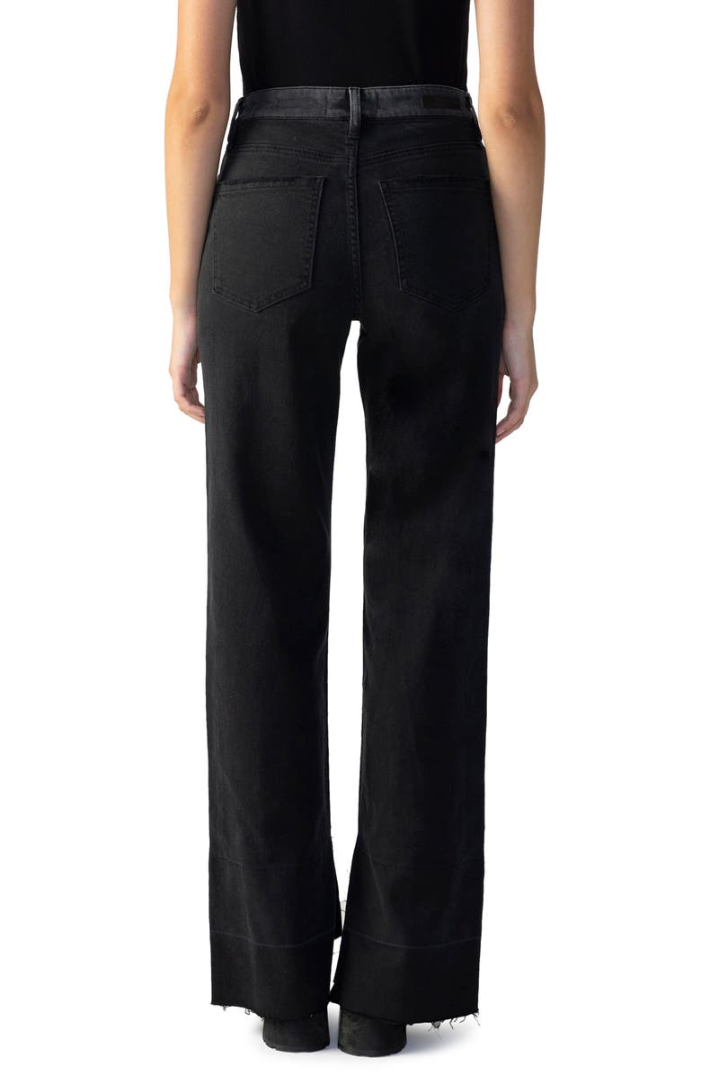 Sanctuary Flashback High Waist Wide Leg Jeans, Alternate, color,