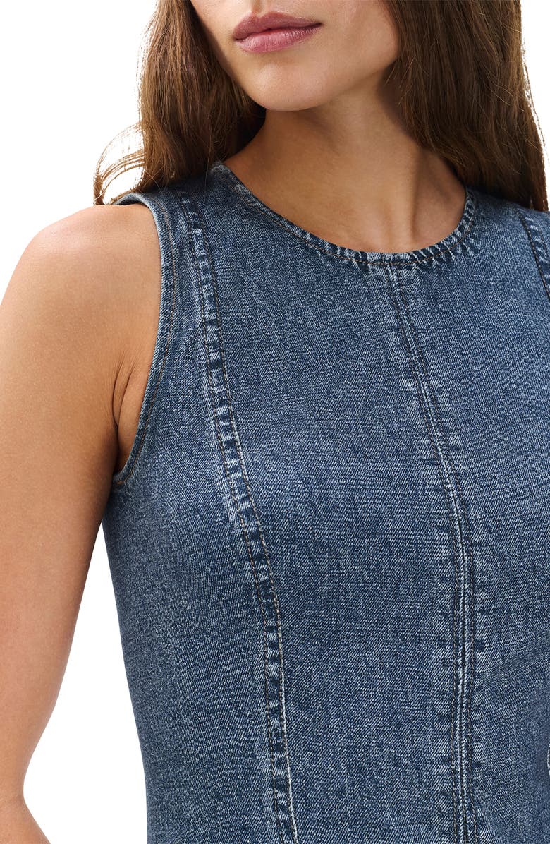 rag & bone Miramar Olivia Sleeveless Ponte Midi Dress, Alternate, color, 