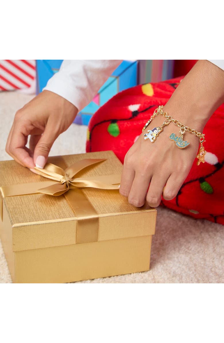 BLUEY Advent Calendar 12-Pience Jewelry Set with Necklace and Bracelet Chains, Alternate, color, Multicolor