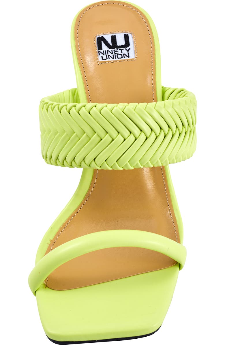 NINETY UNION Malibu Slide Sandal, Alternate, color, Lime