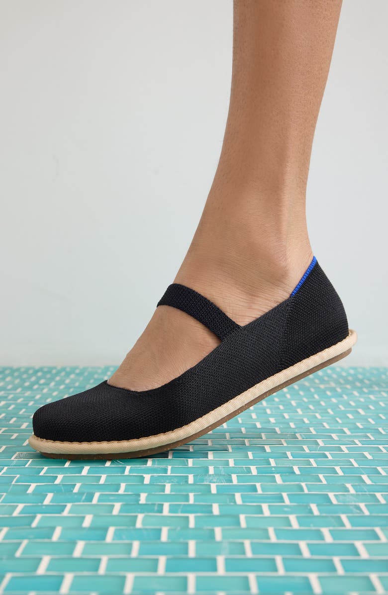 Rothy's Cruiser Mary Jane Flat, Alternate, color, Black