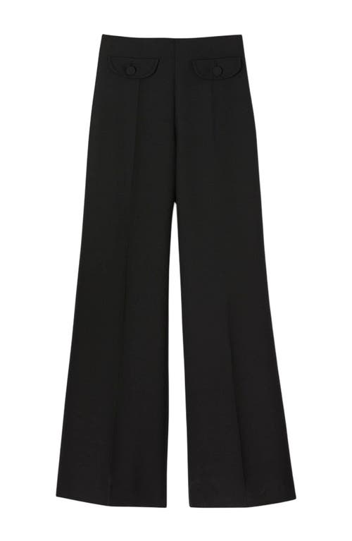 Sandro Pocketed Trousers In Black