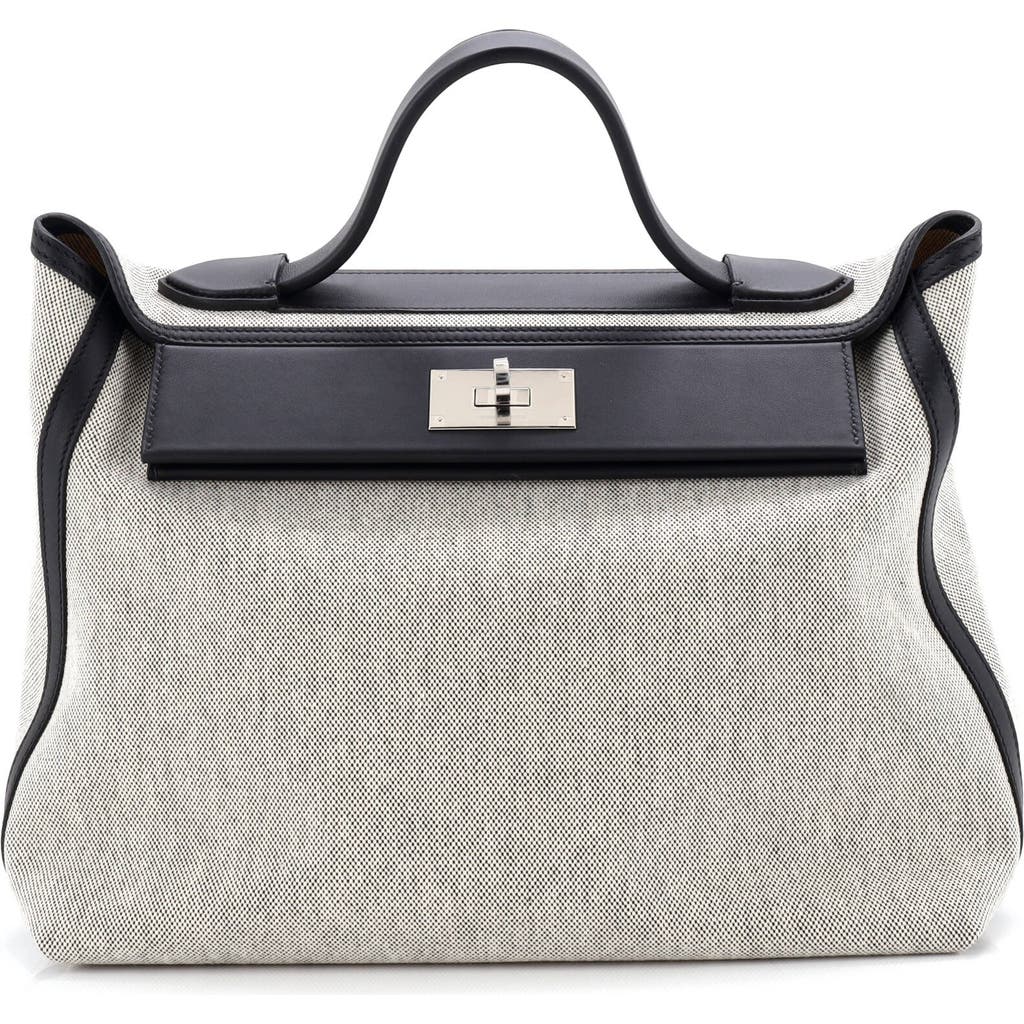 Pre-owned Hermes Hermes 24/24 Bag Canvas And Swift 35 In Multi