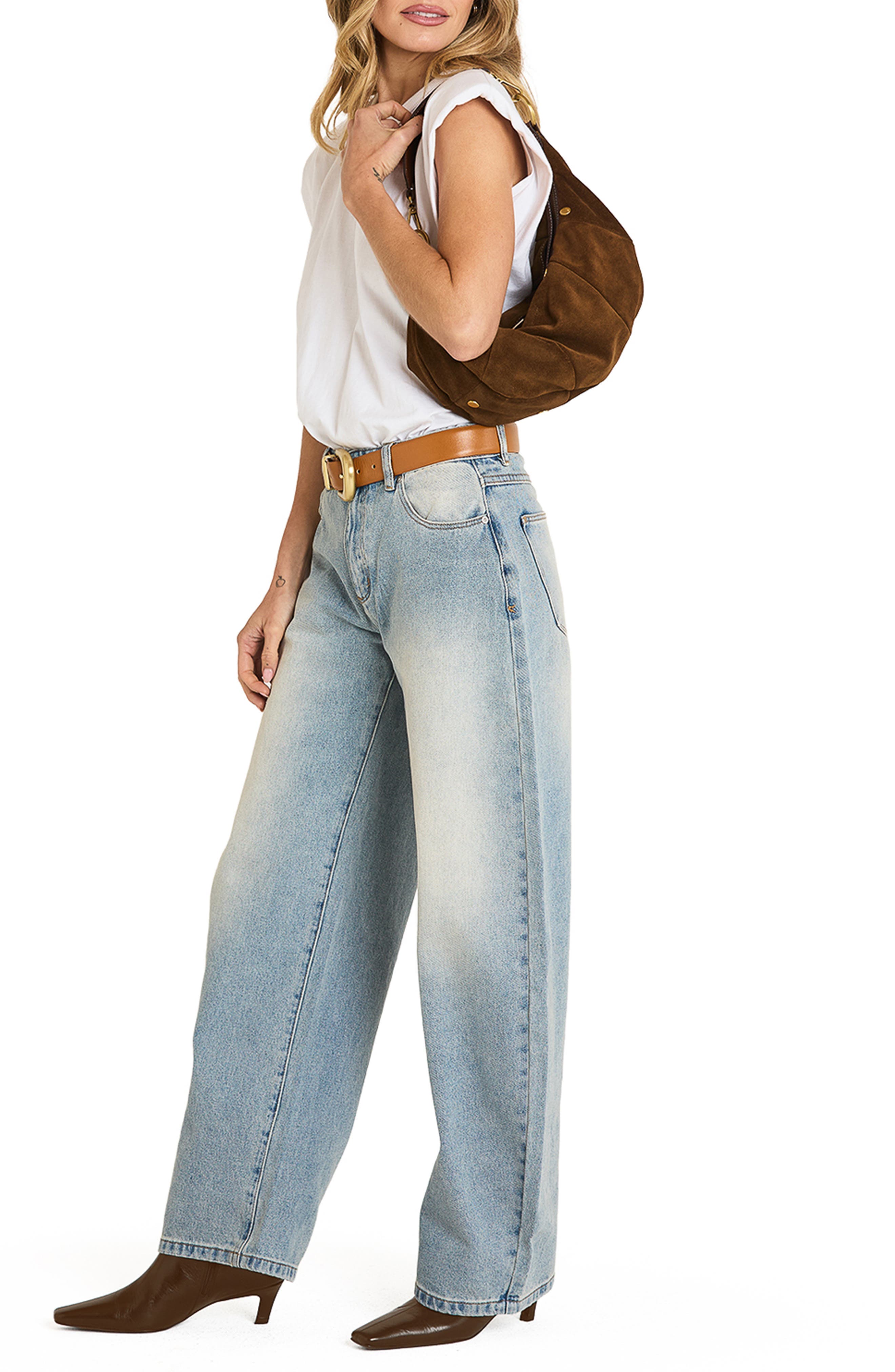 Medium Erica Suede Hobo Bag, Alternate, color, CINNAMON SUEDE/ ANTIQUE GOLD