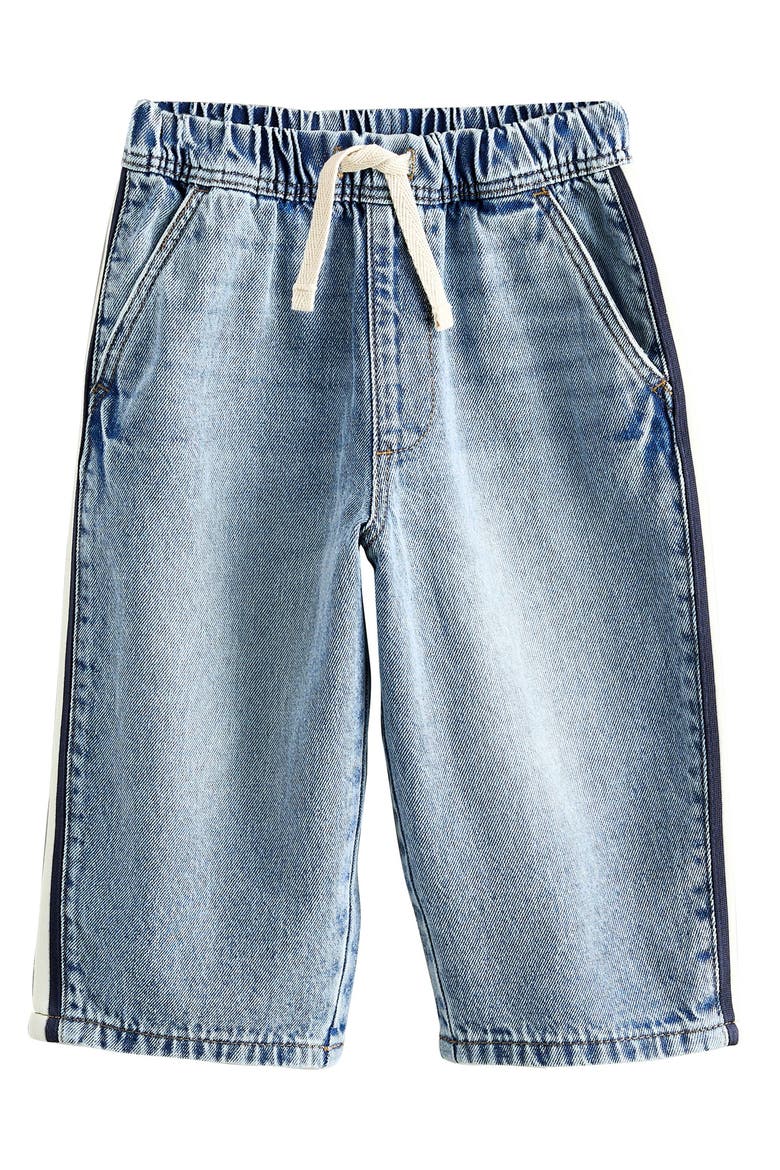 Kids' Sporty Side Stripe Jeans, Main, color, BLUE