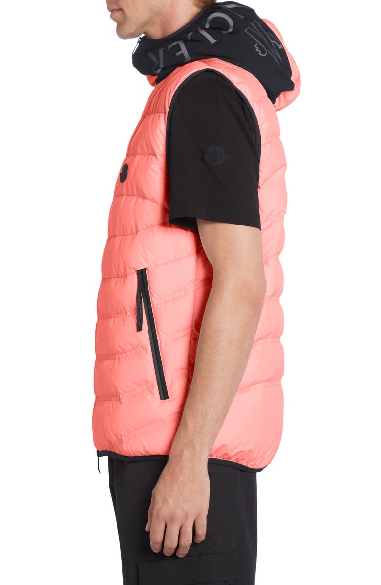 Moncler Nubiera Hooded Down Vest, Alternate, color,