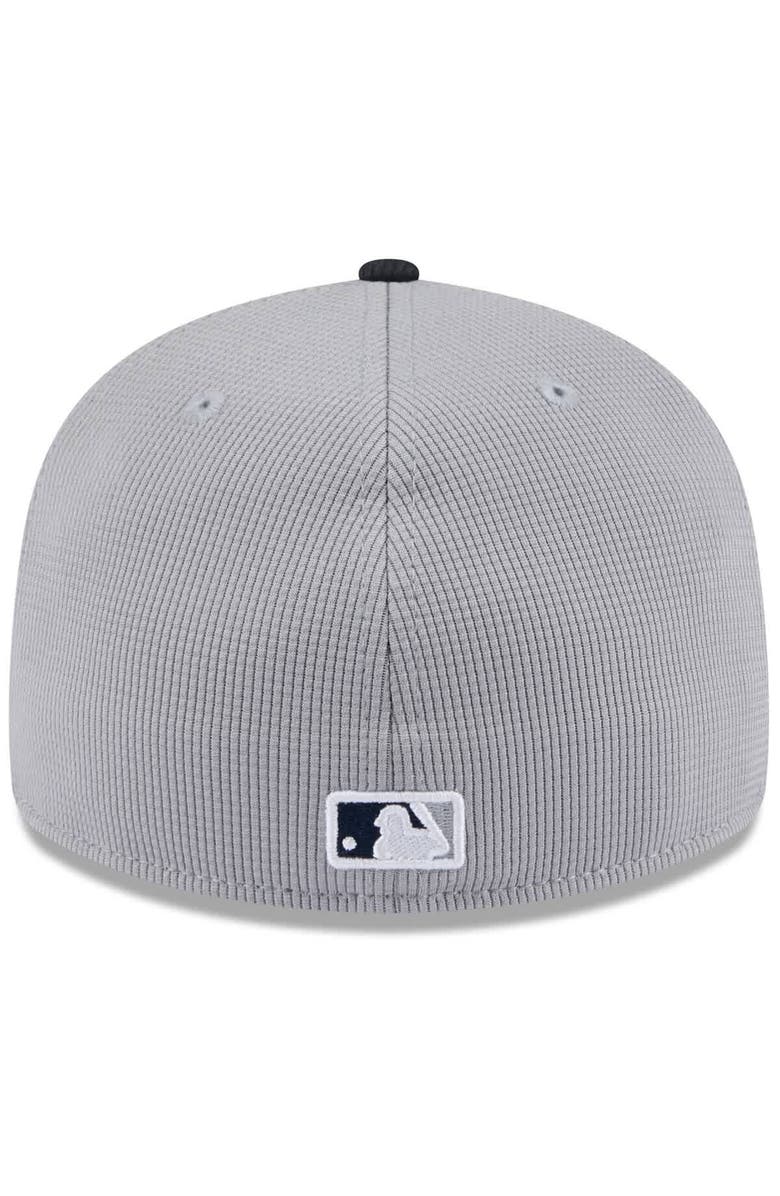 New Era Men's New Era  Gray/Navy New York Yankees 2025 Spring Training Low Profile 59FIFTY Fitted Hat, Alternate, color, 