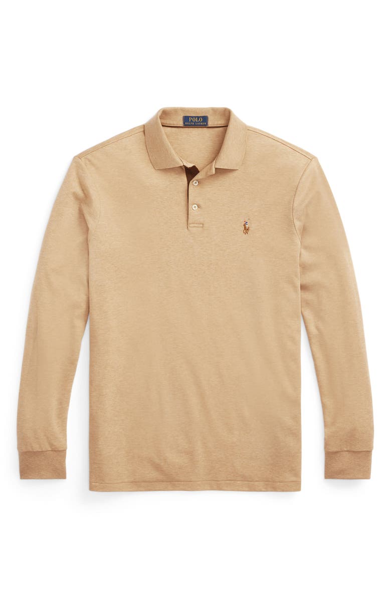 Polo Ralph Lauren Long Sleeve Pima Cotton Polo Shirt, Alternate, color, 