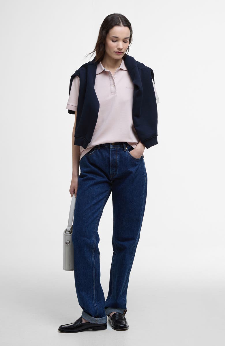 Barbour Bowford Stretch Cotton Polo, Alternate, color, Primrose Pink