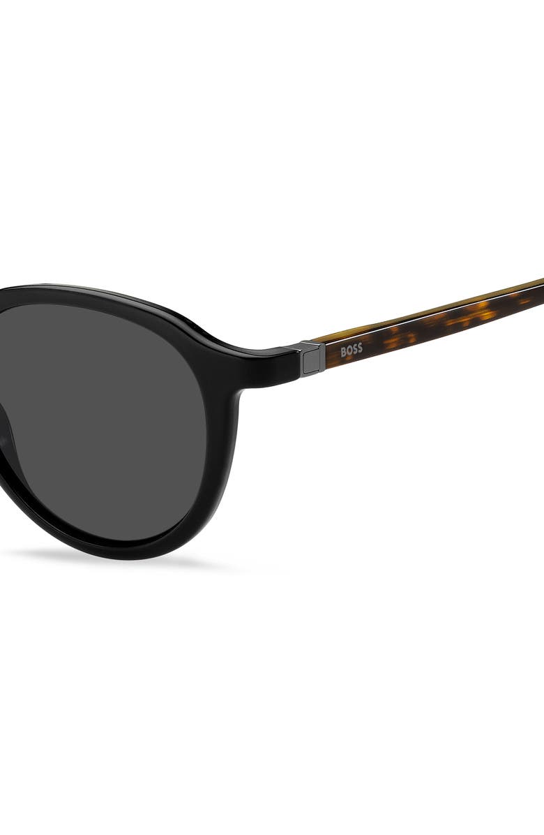 BOSS 51mm Round Sunglasses, Alternate, color, 