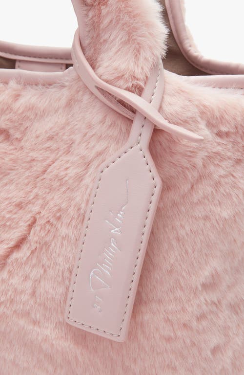 3.1 Phillip Lim Faux Fur Mini Market Tote In Pink