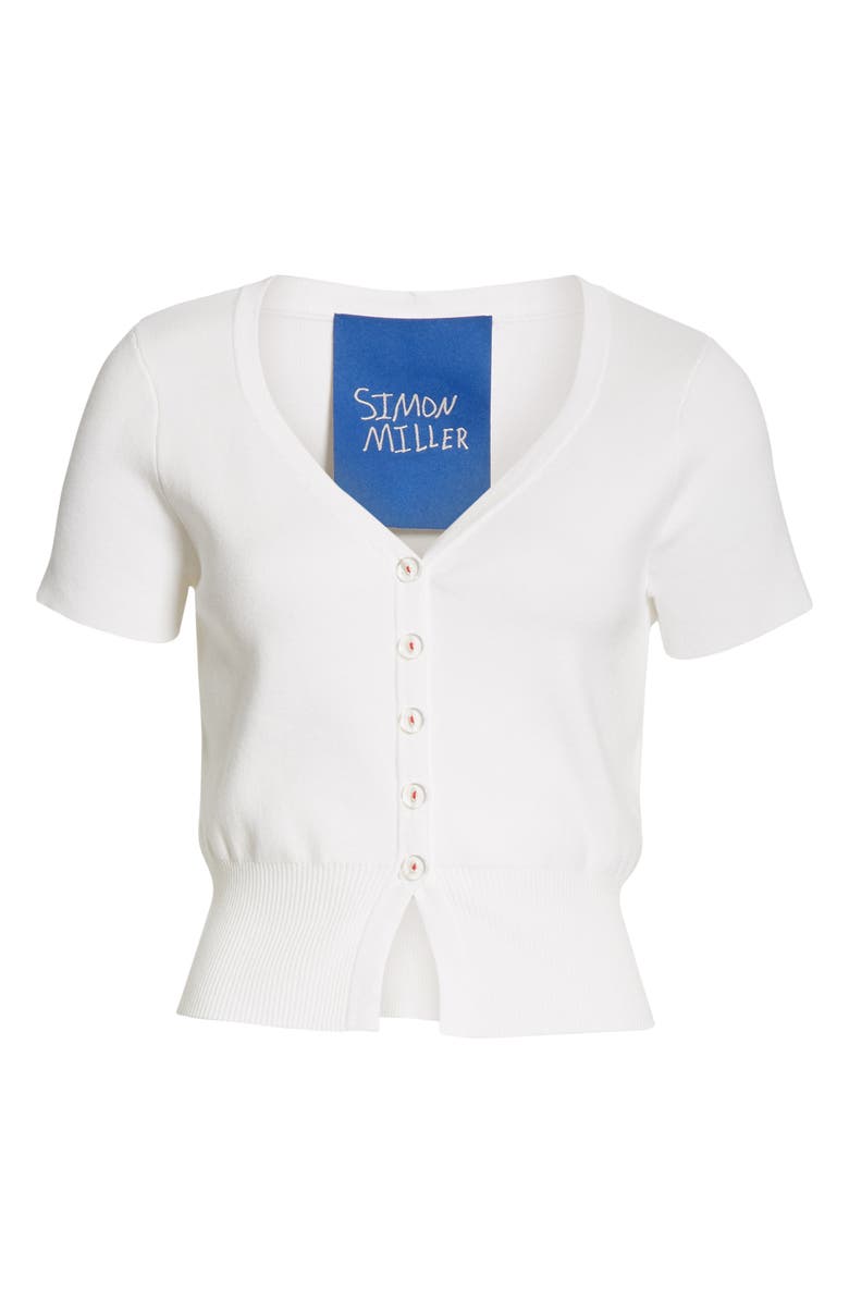 Simon Miller Senoia Fitted Crop Cardigan, Alternate, color, 